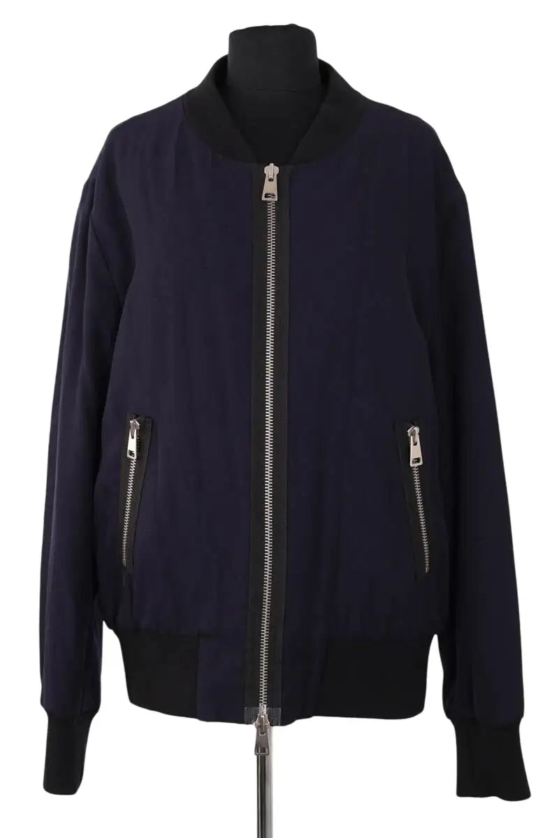Blouson Ami Marine en Laine, taille L - Seconde Main