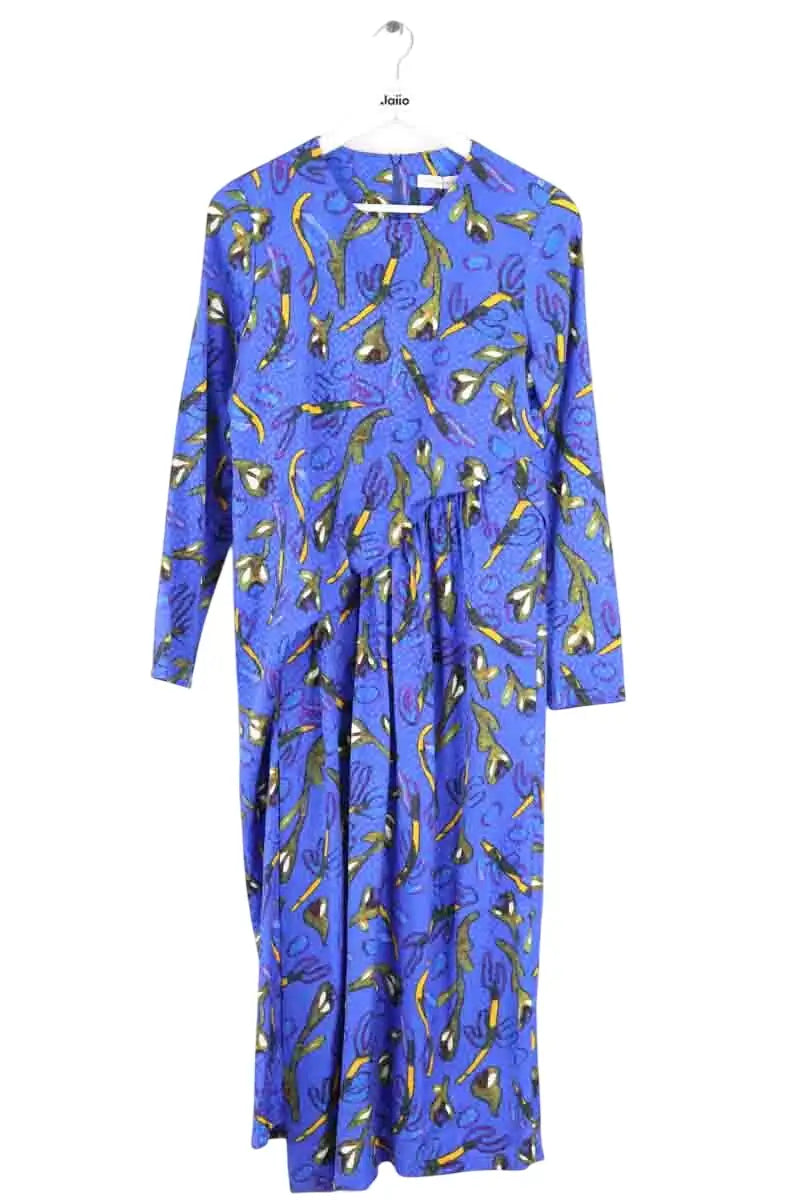 Robe Christian Wijnants Bleu en Viscose, taille M - Seconde Main