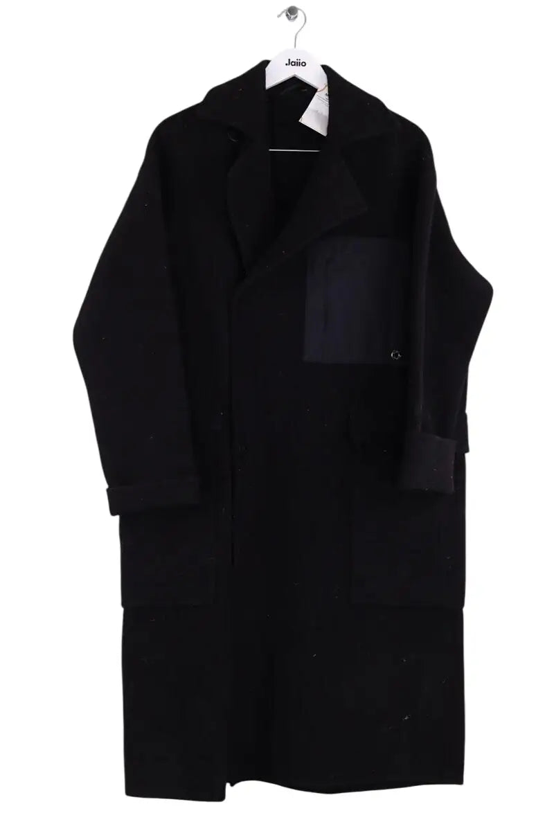 Manteau Etudes Noir en Laine, taille M - Seconde Main