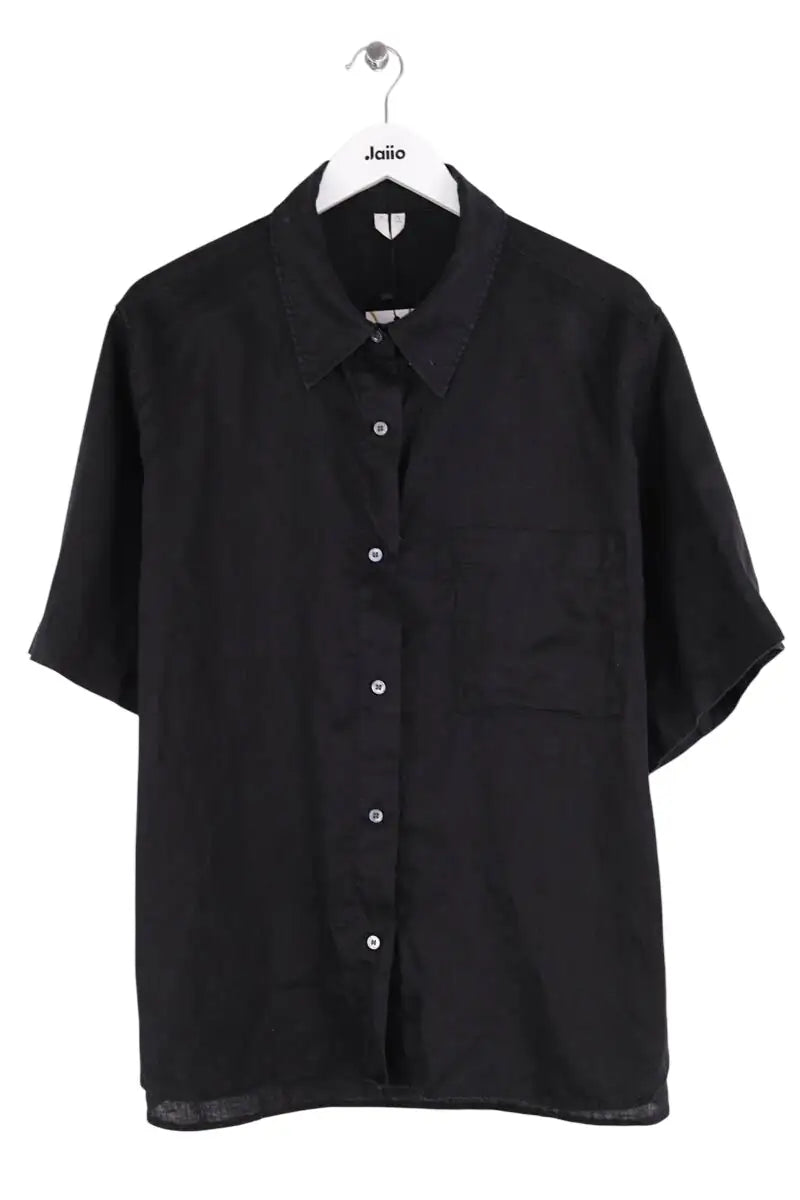 Chemise Arket Noir en Lin, taille L - Seconde Main