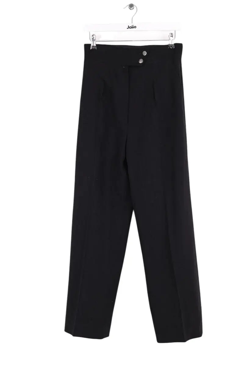 Pantalon Chanel Noir en Laine, taille L - Seconde Main