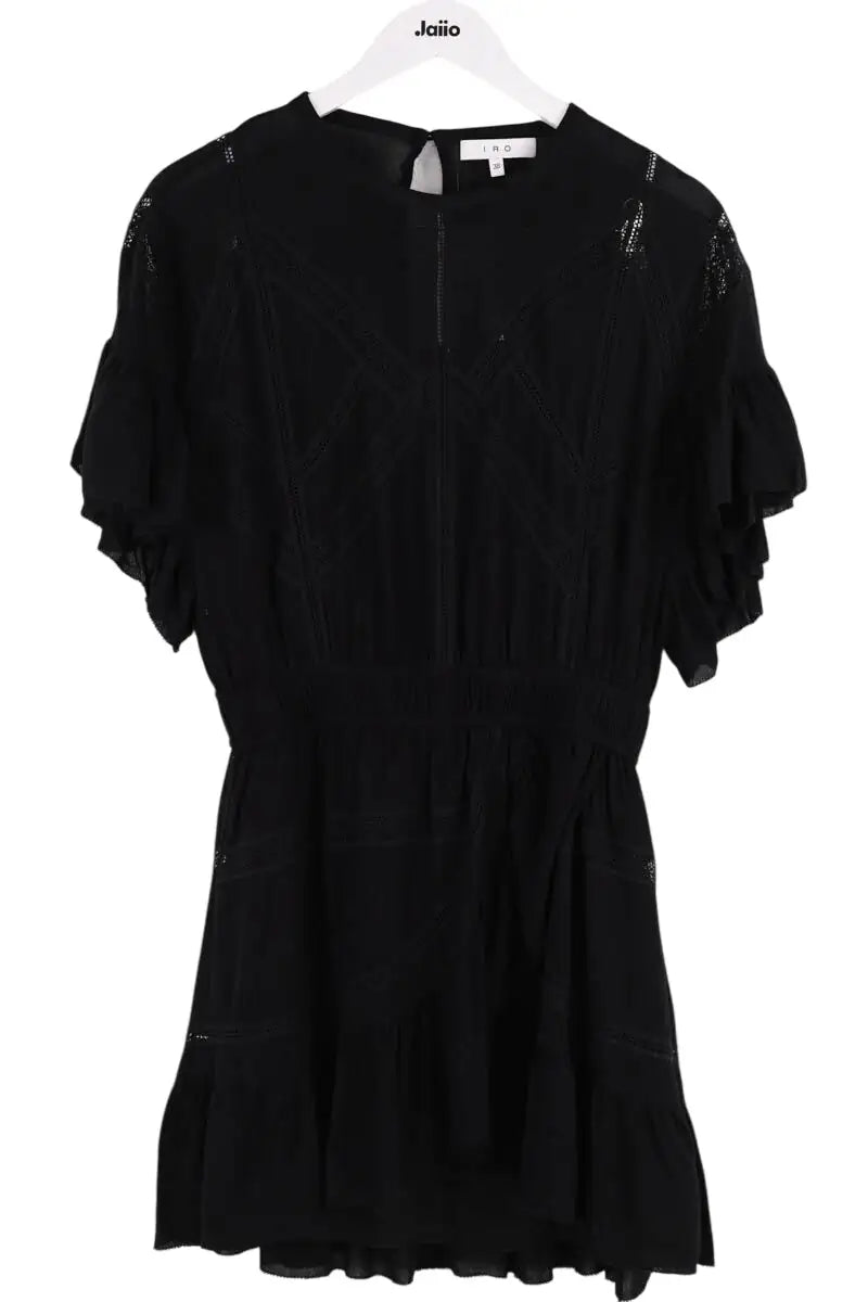 Robe Iro Noir en Viscose, taille M - Seconde Main