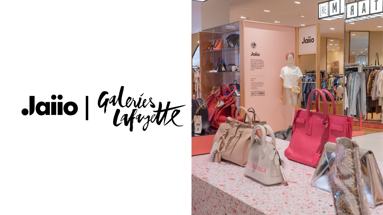 Jaiio x Galeries Lafayette Haussmann : notre corner seconde main