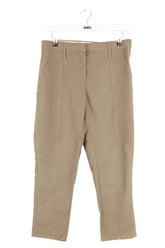Pantalon droit Celine Kaki en Coton, taille M - Seconde Main