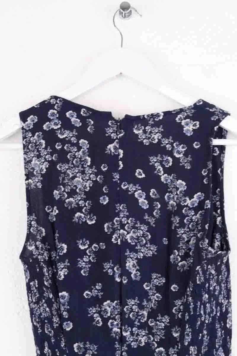 Robe Rouje Bleu en Viscose