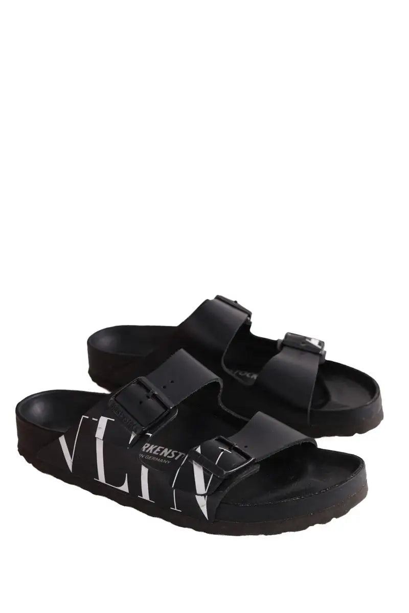 Sandales Valentino Valentino x Birkenstock Noir en Cuir
