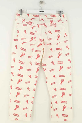 Jean droit Modetrotter Blanc en Coton