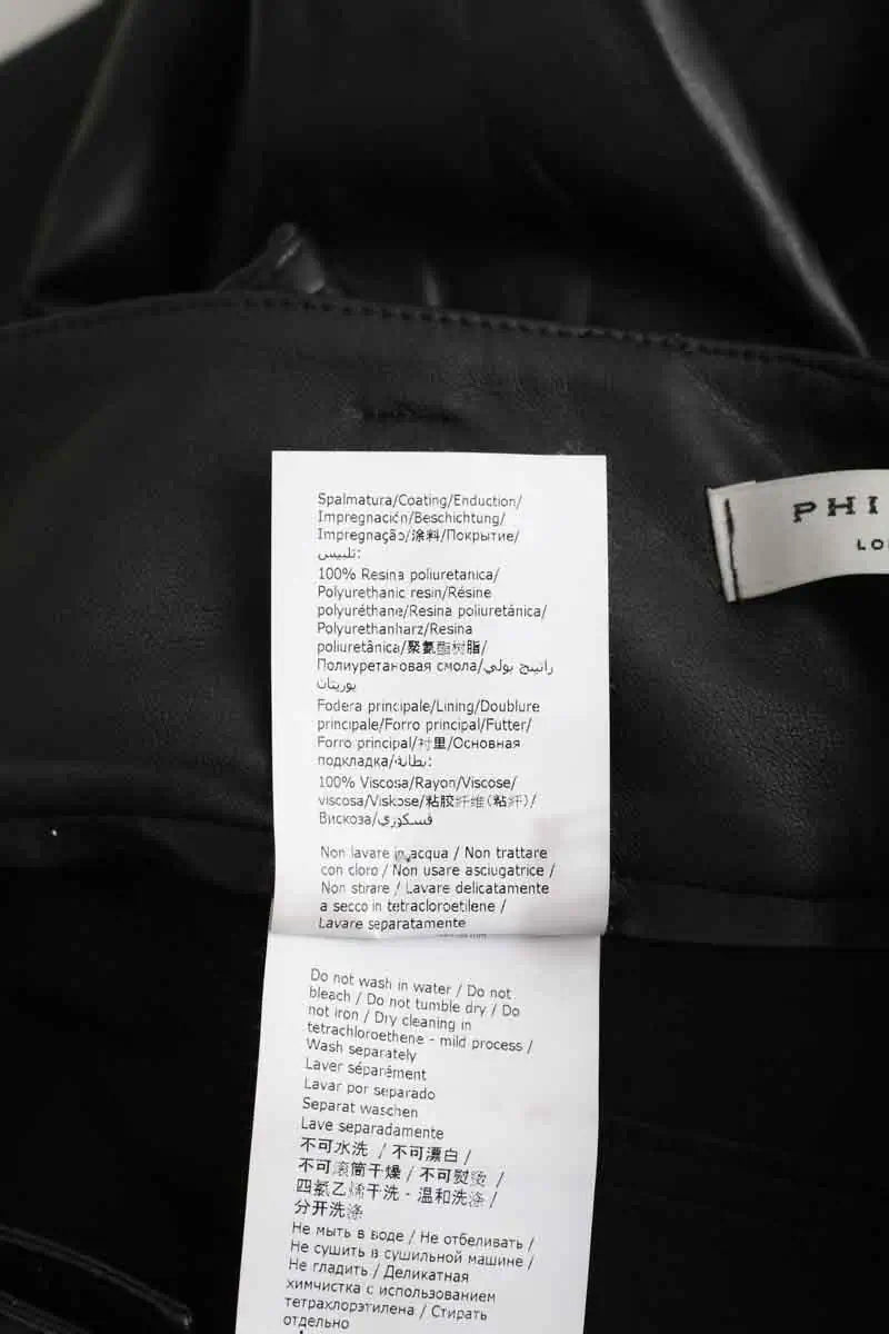 Pantalon droit Philosophy Di Lorenzo Serafini  Noir