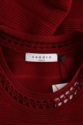 Robe Sandro Rouge en Synthétique