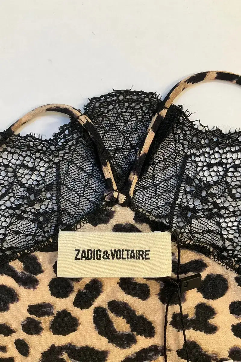 Top sans manche Zadig & Voltaire Beige en Viscose