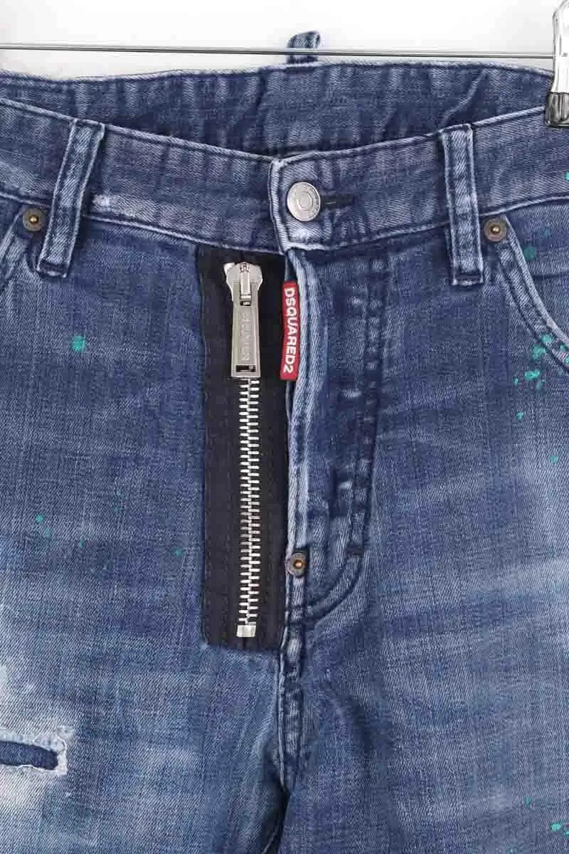 Jean slim Dsquared2 Bleu en Coton