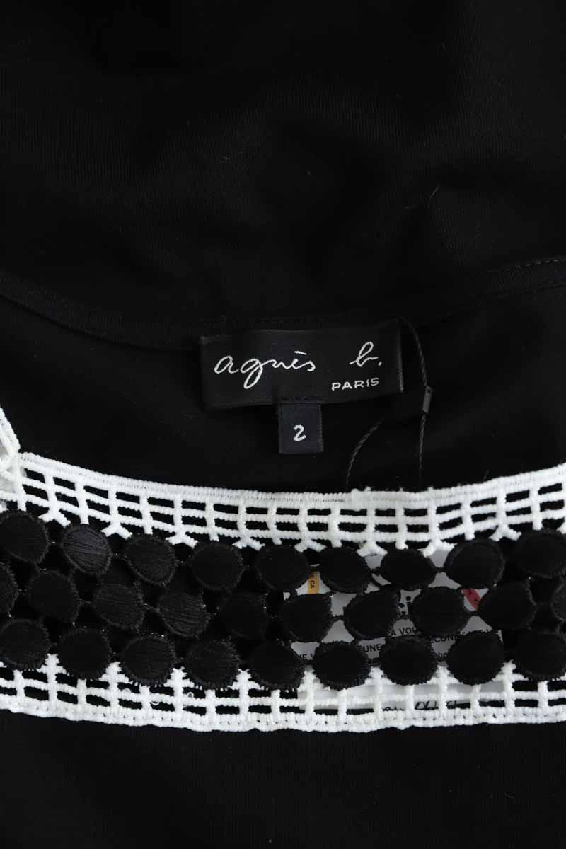 Mi-longueur Agnès B.  Noir