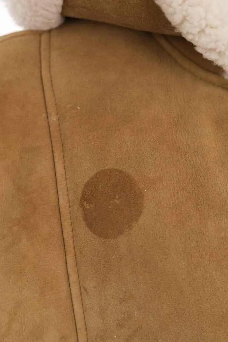 Veste Sandro Beige en Cuir