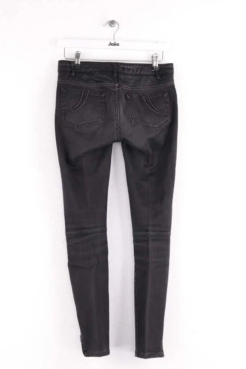 Jean slim Maje Anthracite en Coton