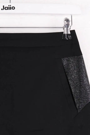Jupe The Kooples Noir en Laine