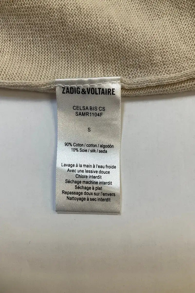 Top Zadig & Voltaire Beige en Coton