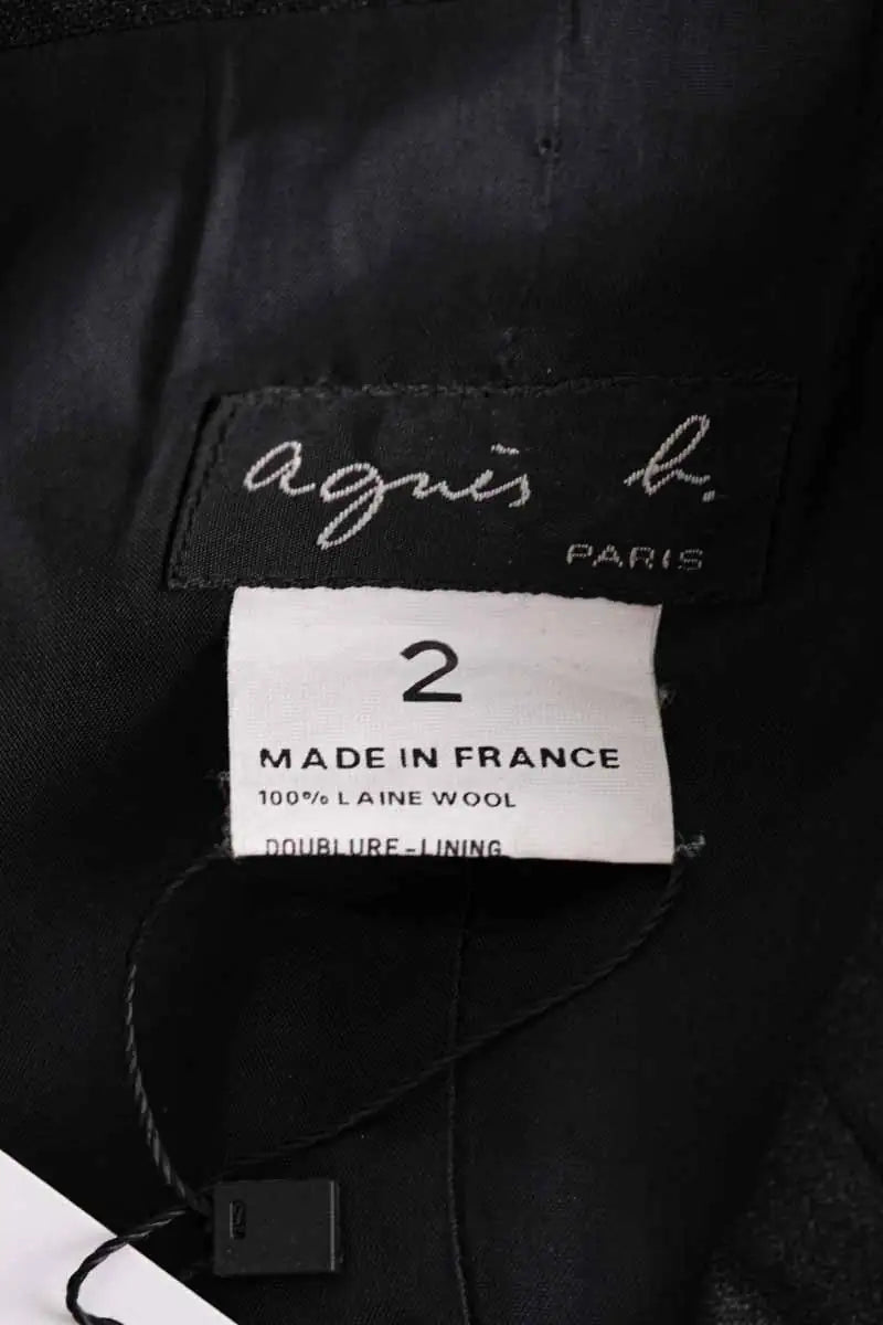 Blazer Agnès B. Gris en Laine