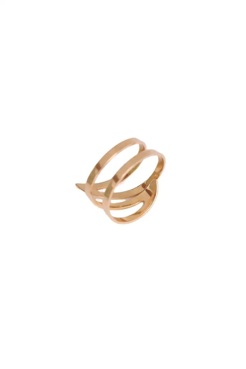 Bague Ginette NY Wise Doré en Or jaune