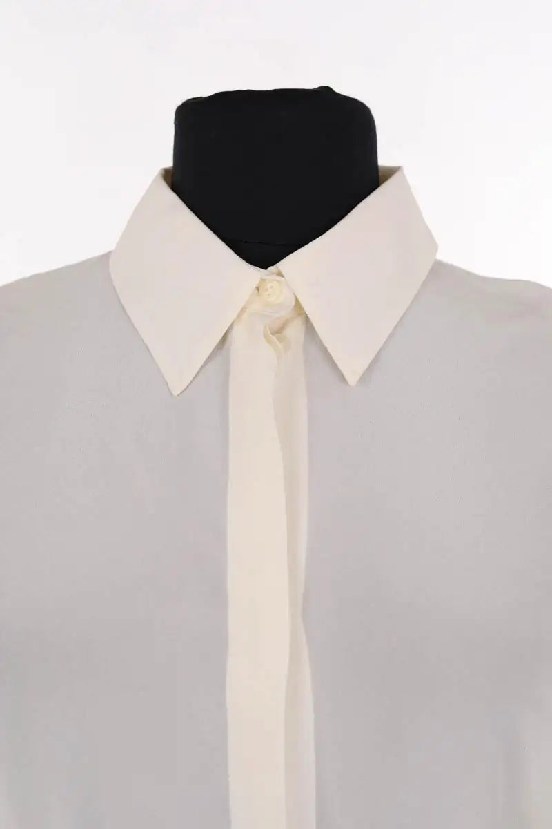 Blouse Pinko Beige en Soie