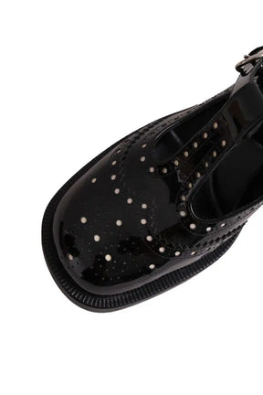 Mocassins Miu Miu Noir en Cuir