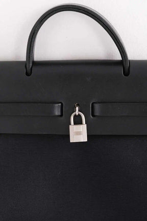 Sac à main Hermès Herbag Noir en Cuir