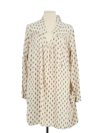 Mi-longueur Bash  Beige