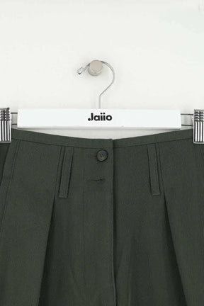 Mini short Max Mara Kaki en Synthétique