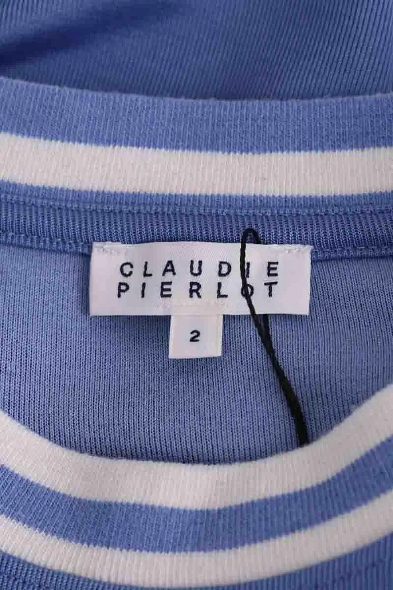 T-shirt Claudie Pierlot Bleu en Viscose