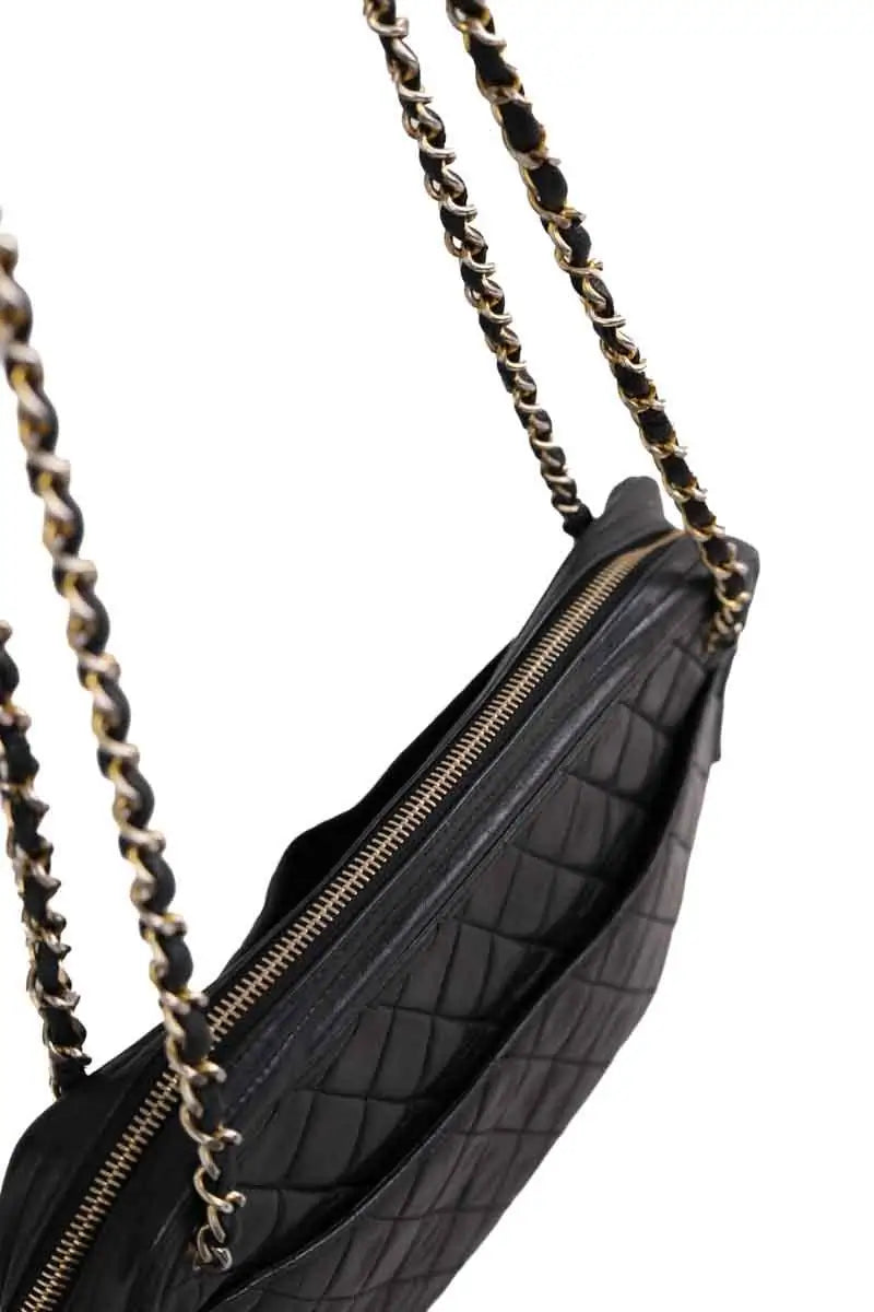 Sac porté épaule Chanel Camera Noir en Cuir