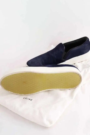Baskets Celine Marine en Cuir