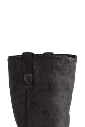 Bottes Boss Gris en Cuir