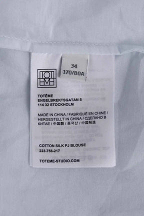 Chemise Toteme Bleu en Coton