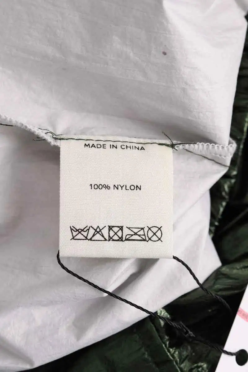 Pantalon droit Karma Koma Vert en Synthétique