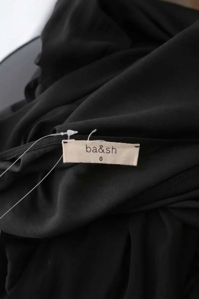 Mi-longueur Bash  Noir