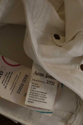 Droit Acne Studios  Blanc