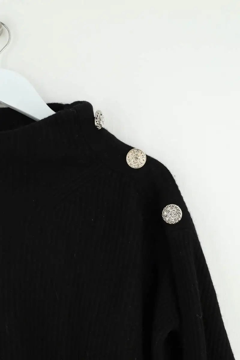 Pull Pinko Noir en Synthétique
