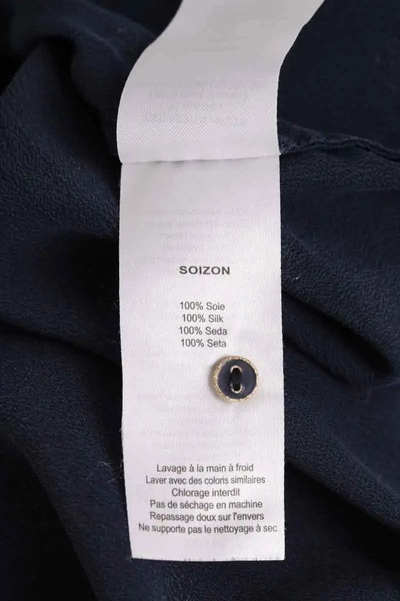 Blouse Des Petits Hauts Marine en Synthétique