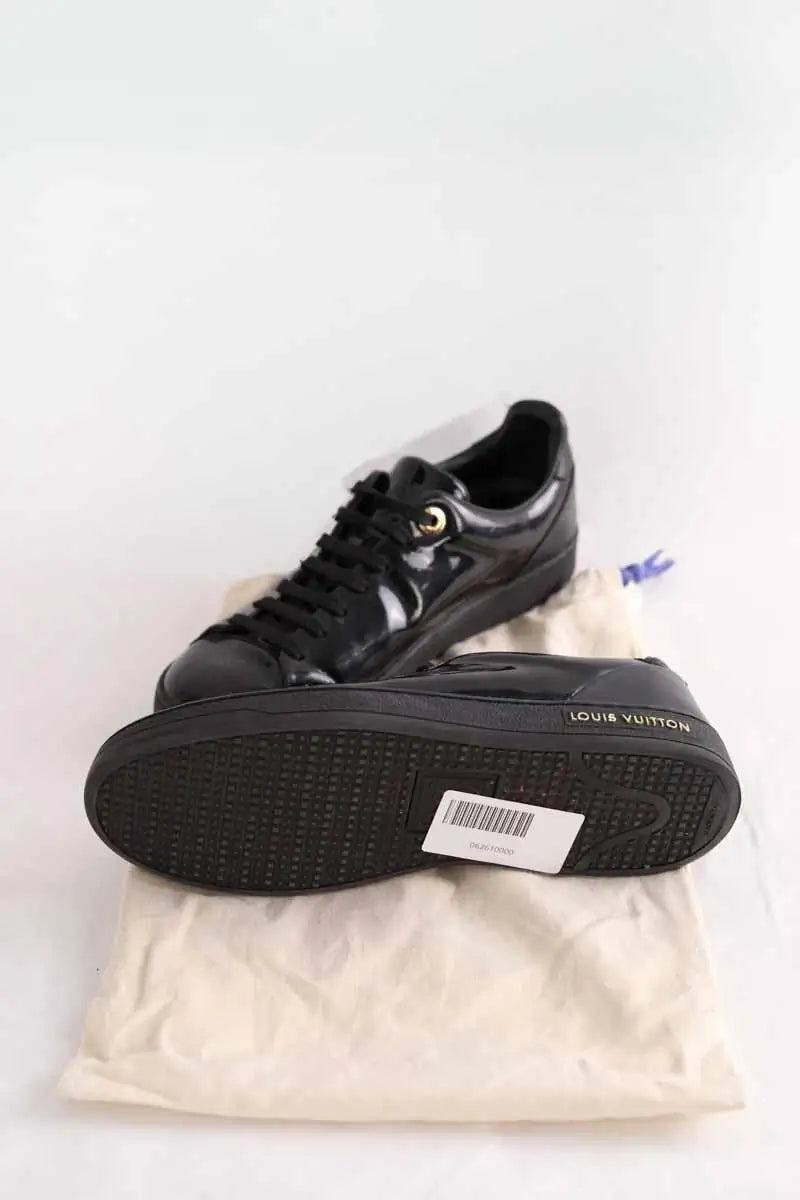 Baskets Louis Vuitton Noir en Cuir