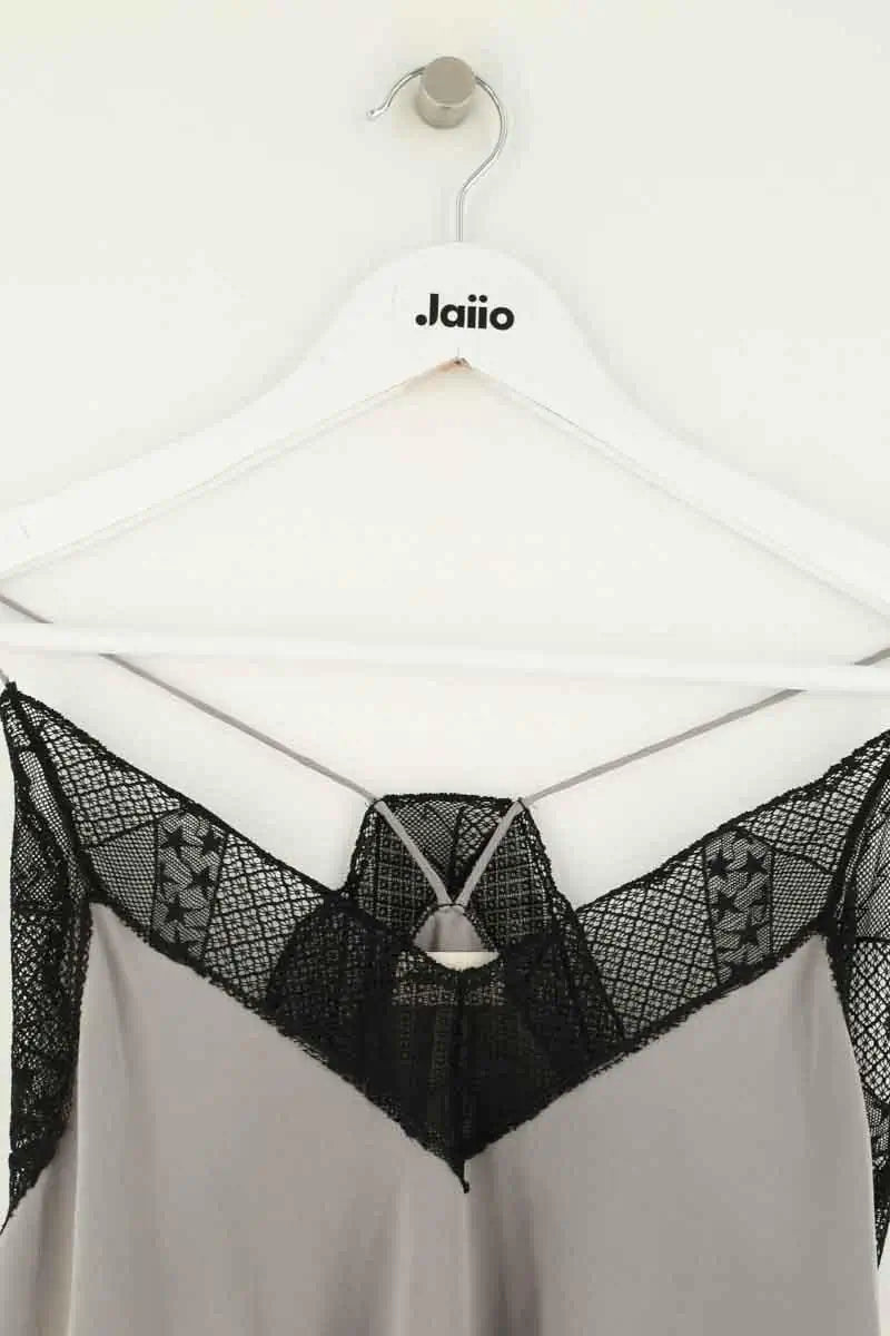 Top sans manche Zadig & Voltaire Gris en Soie