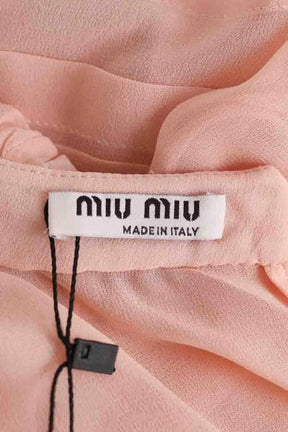 Blouse Miu Miu Rose en Soie