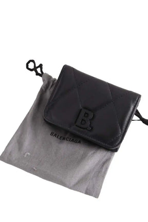 Porte-monnaie Balenciaga Touch Mini Wallet  Noir en Cuir