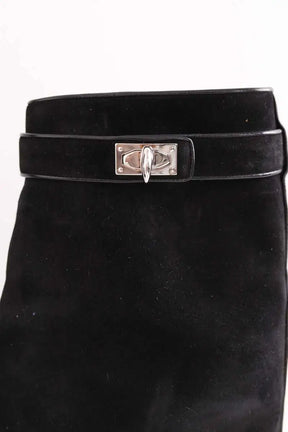 Boots Givenchy Shark Noir en Daim