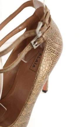 Talons Alaïa  Doré