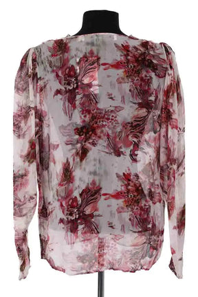 Blouse Iro Syla Rouge en Viscose