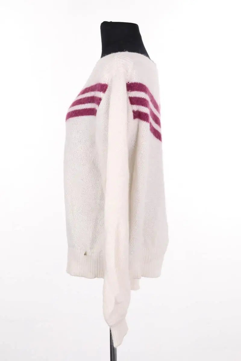 Pull Des Petits Hauts Blanc en Laine