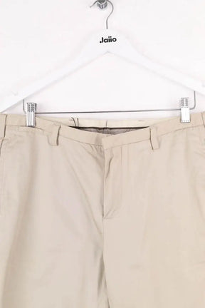 Pantalon droit Moncler Beige en Coton