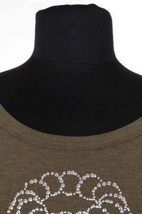 Top Sonia Rykiel Kaki en Synthétique