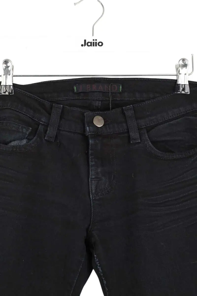 Jean droit J Brand Noir en Coton, taille XS - Seconde Main