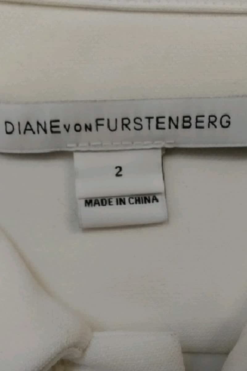 Robe Diane Von Furstenberg  Blanc