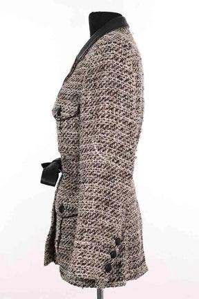 Manteau The Kooples Beige en Tweed